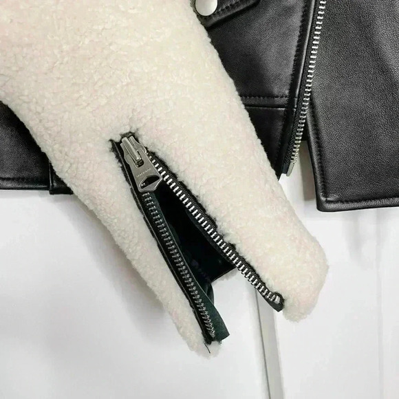 NWOT Mackage Baya Leather Moto Jacket Size Small - Picture 14 of 14